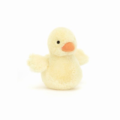 Jellycat Fluffy Duck USA | 67524TEMK